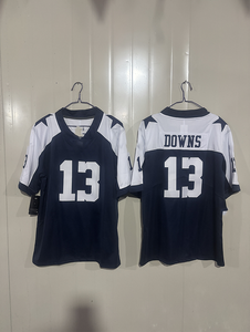 Groothandel 2026 Nieuwe Dallas # 13 Caleb Downs voetbalshirts # 4 Prescott # 88 Lam 3 # Pickens gestikte American football shirts 100% - Product Image 5