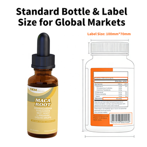 Gotas Líquidas de Raíz de Maca OEM para Energía y Resistencia Masculina, MOQ Bajo, Fabricante con MOQ Flexible, Lanzamiento Rápido, Certificado cGMP COA - Product Image 4