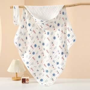 Serviette de bain pour bébé à capuche en coton de haute qualité, absorbante et portable, 90*90cm, vente en gros - Product Image 2