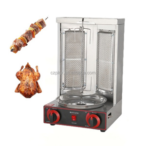 Tres cabezas/doble cabeza de acero inoxidable Gas <span class=keywords><strong>Kebab</strong></span> Doner Machine Shawarma <span class=keywords><strong>Kebab</strong></span> Grill Machine para restaurantes, fiestas y hoteles - Product Image 3