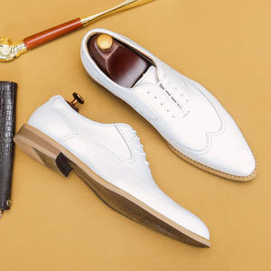 Chaussures habillées décontractées en cuir imperméables et respirantes à lacets pour hommes, grandes tailles, idéales pour le bureau et toutes occasions - Product Image 4