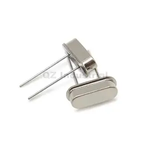 QZ high quality 25M 25MHz HC-49S DIP Quartz Passive Crystal Oscillator 25.000MHz Crystal