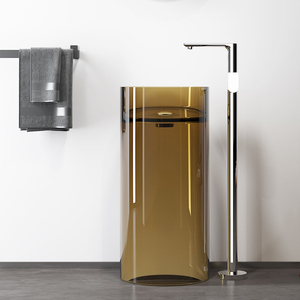 <span class=keywords><strong>Lavabo</strong></span> <span class=keywords><strong>da</strong></span> Terra Moderno di Alta Qualità in Resina Trasparente per Appartamenti - Product Image 4