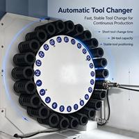 Centre d'usinage vertical et horizontal CNC LEYO VH10 BT40 8000 tr/min pour pièces complexes à cinq faces avec échelle linéaire et outil automatique