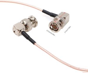 Câbles Alvin 3G HD SDI, câble BNC mâle-mâle à angle droit, gaine tressée, compatible FS5/<span class=keywords><strong>FS7</strong></span>/FX6 Atomos Shogun Inferno/Ninja - Product Image 6