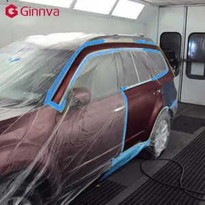 GINNVA แบรนด์ยานยนต์เทปสีฟ้าข้าวเทปกระดาษสำหรับภาพวาดรถ
