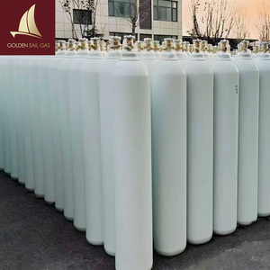 Bouteilles d'oxygène en acier sans soudure certifiées CE/ISO <span class=keywords><strong>de</strong></span> 50 L, 200 bar, 230 bar, 300 bar (blanc/bleu/noir) avec vannes personnalisables - Product Image 2