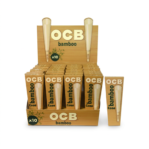 Custom-made Classic Bamboo Cone Paper Cigarette 110mm Brown Silicone Tobacco 32 Small Boxes 24 Each <b>Box</b> Paper China - Product Image 1