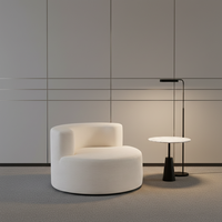 Fauteuil inclinable convertible confortable en velours courbé, pour bureau, salon, hôtel, design moderne, couleur et taille personnalisables