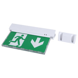 Factory Customized Battery Backup Combo <strong>Led</strong> <strong>Fire</strong> and Exit Sign Light Restaurant Emergency Exit Sign with Light - Product Image 1