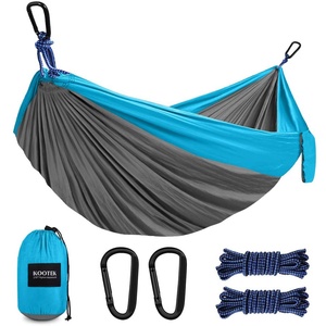 Vente directe du fabricant, tissu de parachute en polyamide, <span class=keywords><strong>hamac</strong></span> de camping pour <span class=keywords><strong>deux</strong></span> <span class=keywords><strong>personnes</strong></span>, capacité de 300 kg, coloré, personnalisable - Product Image 4