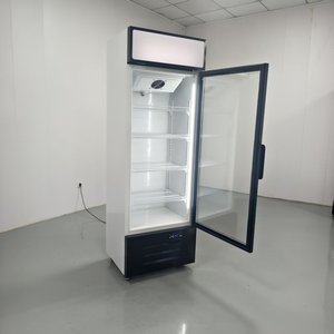 Refrigerador Comercial de Una Puerta y Temperatura Única, Refrigerador para <span class=keywords><strong>Cerveza</strong></span> con Puerta de Vidrio, Enfriador de Bebidas Energéticas, Control LED Ajustable - Product Image 4