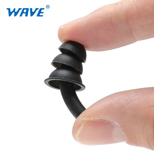 Juego de Pinza Nasal y Tapones para Oídos de Silicona, Suaves para Natación, con Estuche de Plástico - Product Image 4