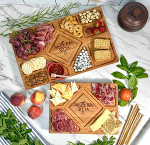 Düğün yıldönümü nişan için kişiselleştirilmiş özel kazınmış LOGO ahşap kesme tahtası - Product Image 3