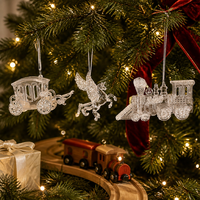Décorations de Noël suspendues pour la maison, petites décorations de Noël écologiques