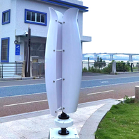 Éolienne à axe vertical Bessent NE-1000FT 1000W Tulip, 24V/48V, diamètre du rotor de 1 m, pour système d'énergie éolienne domestique