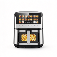 Air Fryer, Air Fryer Digital Kapasitas Besar Gaya Retro, Air Fryer Sehat Bebas Minyak untuk Rumah Tangga OEM