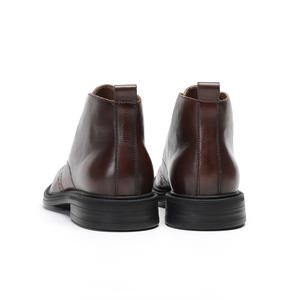 Chaussures Oxford Formelles pour Hommes en Cuir Véritable, Légères, Respirantes, à Lacets, Bout Rond, Semelle en Caoutchouc, Idéales pour le <span class=keywords><strong>Bureau</strong></span> et la Carrière - Product Image 6