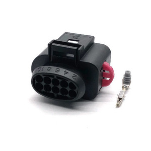 Connecteur étanche à 10 broches pour voitures Volkswagen 1J0973815 1J0973715, mâle et femelle, PBT noir, IP20, connecteurs auto - Product Image 3