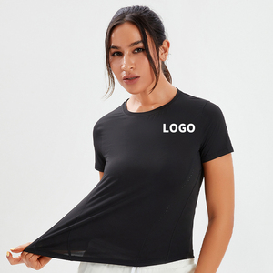 T-Shirt Gym Jerseys Fitness Trainer Running Female Tshirts Breathable Sportswear <strong>Class</strong> Service Quick Dry Women'S Tee-Shirt 2132 - Product Image 3