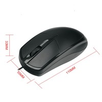 Nouvelle souris optique filaire de bureau silencieuse de haute qualité, bon marché, colorée, ultra-fine, mini USB, haute résolution, rétroéclairée par LED, pour ordinateur portable