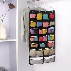 Dual-Sided Hanging <strong>Closet</strong> Organizer with 42 Mesh Pockets and Metal Hanger Oxford Storage Bags for Tools 2-Sided <strong>Design</strong> - Product Image 6