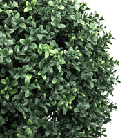 Arbres artificiels en buis en spirale, plantes artificielles résistantes aux UV pour l'extérieur, dans un pot en plastique, décoration pour porche avant