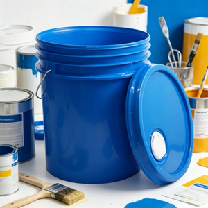 Seaux à peinture personnalisés avec bec verseur, vente directe d'usine, capacité de 20 litres, seaux en plastique de haute qualité - Product Image 6
