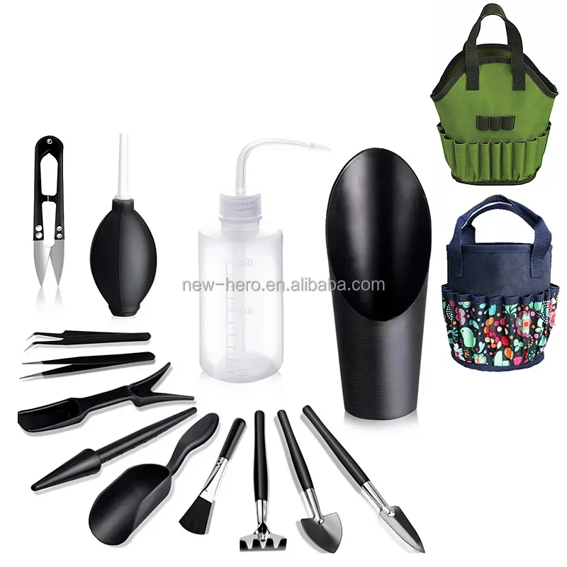 Terrário Fornecimento Mini Suculento Kit Organizador Handy Bag Jardim Suculento Bonsai Plantador Fertilizante Seed Set Conjunto De Ferramentas De Jardinagem