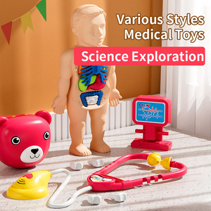 Nouveau kit médical de simulation en plastique ABS - Machine à ultrasons de jeu d'imitation avec écran EGC, effets sonores et lumineux pour enfants - Product Image 6