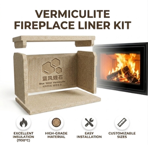 Panneau de <span class=keywords><strong>vermiculite</strong></span> <span class=keywords><strong>pour</strong></span> cheminée, découpe sur mesure, revêtement de poêle, fabricant OEM, certifié CE 1200C Bluewind - Product Image 1