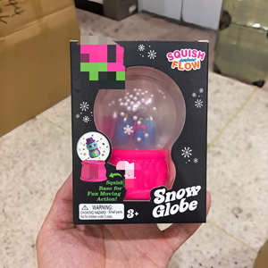 Needoh <strong>Snow</strong> <strong>Globe</strong> Light up Squishy Toy TPR Stress Relief Squeeze Sensory Fidget Toy Desktop Decoration Gift for Kids and Adults - Product Image 1