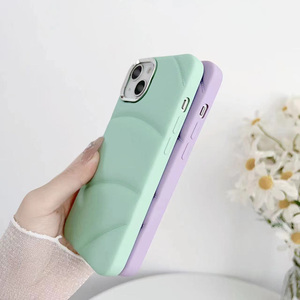 <span class=keywords><strong>Coque</strong></span> de téléphone pour <span class=keywords><strong>iPhone</strong></span> 15 Plus 14 <span class=keywords><strong>12</strong></span> 13 11 16 Pro Max antichoc <span class=keywords><strong>Coque</strong></span> de téléphone avec lentille galvanisée couleur unie - Product Image 5