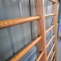 Offre Spéciale Barre murale de gymnastique en bois à échelle suédoise à double paroi-Marque HANGJIA écologique portable