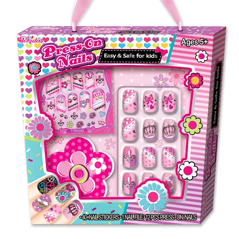 Kit de maquillage pour enfants, ensembles d'art pour ongles, fournisseurs, ensembles d'art pour enfants, fabricants, mode Nail Art, vernis à ongles, jouets de maquillage, 2023