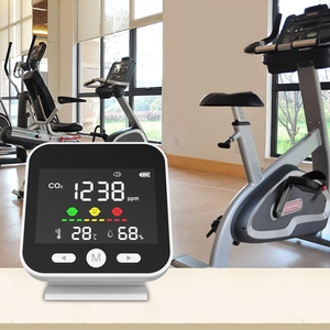 Led mini máy tính để bàn dm89 tuya Wifi CO2 Detector ndir cảm biến ABS chất liệu tự động phát hiện chất lượng không khí Màn hình máy phân tích khí - Product Image 2