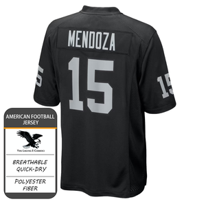 Grosir 15 # Jersey Sepak Bola Amerika Bordir Berkualitas Tinggi Fernando Mendoza Las Vegas, Bernapas dan Cepat Kering - Product Image 2