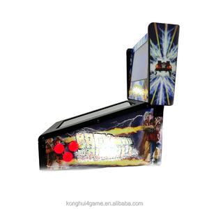 Vente flash : Machine de <span class=keywords><strong>jeu</strong></span> d'arcade de <span class=keywords><strong>flipper</strong></span> en anglais, à pièces, en MDF, avec verre trempé, WiFi/multi-joueurs pour - Product Image 1