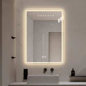 Gương thông minh hiện đại gắn tường, công tắc cảm ứng, hình chữ nhật, đèn LED, dành cho phòng ngủ, căn hộ, khách sạn - Product Image 3
