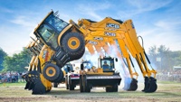 Heures de travail inférieures utilisées chargeuse-pelleteuse d'origine Jcb 3cx jcb4cx T à vendre en bon état