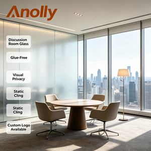 Película Adhesiva Translúcida <span class=keywords><strong>para</strong></span> Ventanas, Efecto Esmerilado, Privacidad, <span class=keywords><strong>para</strong></span> Oficinas, Divisiones, Baños, Vidrios Interiores - Product Image 6