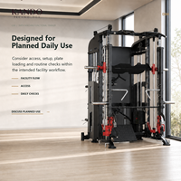 Máquina Smith Comercial para Entrenamiento Funcional en Gimnasios, Hoteles y Proyectos de Entrenamiento de Fuerza Comercial, Venta al Por Mayor