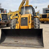 Chargeuse-pelleteuse d'occasion JCB 4CX, JCB3CX, JCB4CX, matériel de construction d'occasion, chargeuses d'occasion