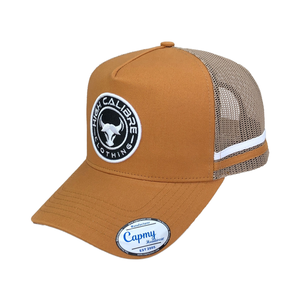 หมวกตาข่ายหนังกลับแบบมีสายหมวกแก๊ปลายสัตว์สำหรับฟาร์มพร้อมแผ่นปักลายตกปลาปรับแต่งโลโก้ของคุณได้ - Product Image 5