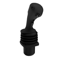 Chariot élévateur à fourche de chantier lourd tout-terrain avec commande par joystick à effet Hall, conception en plastique et alliage noir, diverses configurations