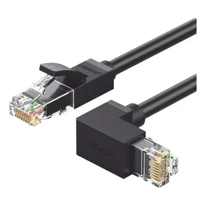Câble Ethernet Ugreen Cat6 Utp 90° Angle Droit Connecteur RJ45 1m Gaine PVC Noir Pour Réseau Informatique Utilisation Intérieure - Product Image 5