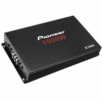 Amplificateur de voiture 4 canaux PISTOL E1004 1200W Classe AB 100W x 4 RMS 4 Ohms Stéréo pleine gamme Pontable
