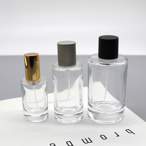 <b>Empty</b> Square Glass <b>Perfume</b> <b>Bottles</b> with Pump Sprayer Customized 30ml/50ml/100ml Screen Printing & Hot Stamping Options - Product Image 4