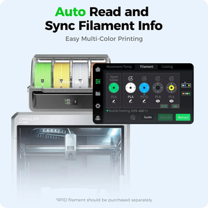 Système de filament Crelity CFS, commutateur et relais de filament automatiques avec 4 emplacements pour filament pour imprimante 3D K2 Plus / Hi Combo Series - Product Image 4