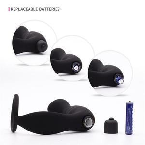 Anello vibrante per pene con plug anale e massaggiatore prostatico, vibratore anale per giocattoli sessuali <span class=keywords><strong>di</strong></span> <span class=keywords><strong>coppia</strong></span>, 10 intensi livelli <span class=keywords><strong>di</strong></span> vibrazione per uomo - Product Image 4